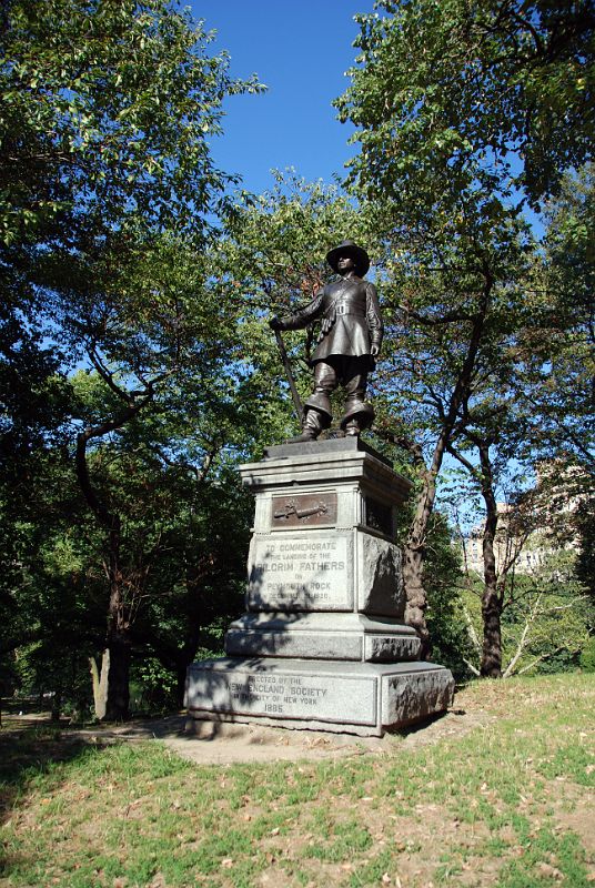 21 The Pilgrim Statue By John Quincy Adams Ward In Central Park East Side 72-73 St